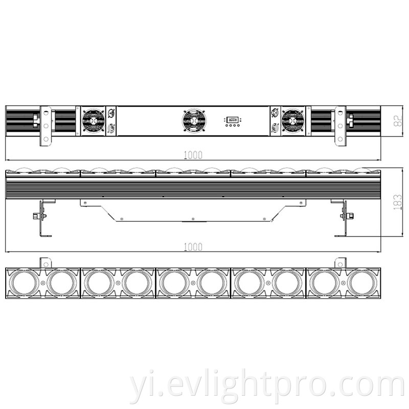 Ev M2510b Dimension